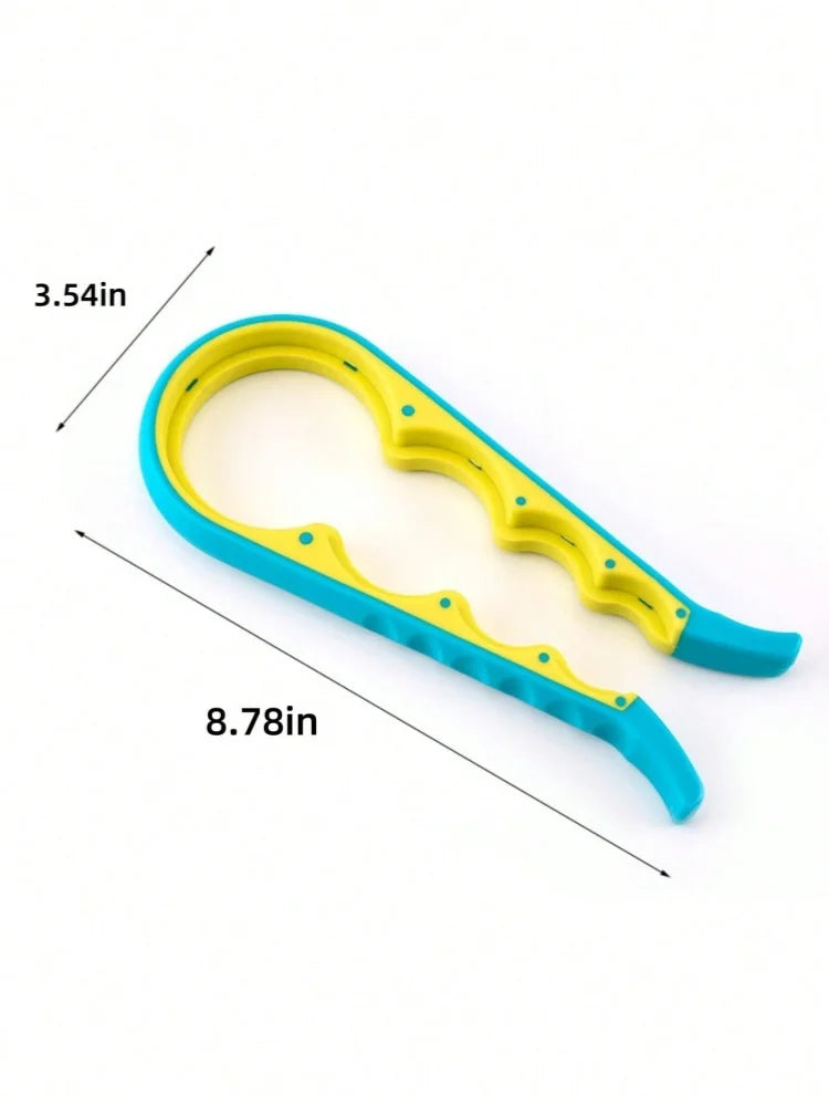 multifunctional can opener kitchen household non-slip simple bottle opener tool, lid opening labor-saving artifact
