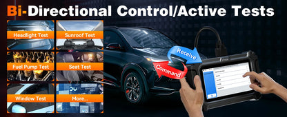 XTOOL InPlus IP500-DJC OBD2 Automotive Scanner For Chrysler/Jeep/Dodge All System Car Diagnostic Free Update Add FCA AutoAuth