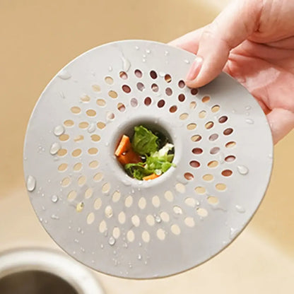 Round silicone floor drain toilet clogging sink filter kitchen sink drain opening bathroom floor drain cover