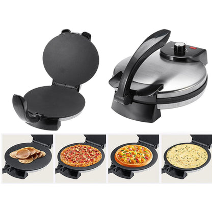 Electric Crepe Maker Roti Maker Machine Knob Temperature Control Fast Heating Simple  10in Easy Cleaning for Kitchen