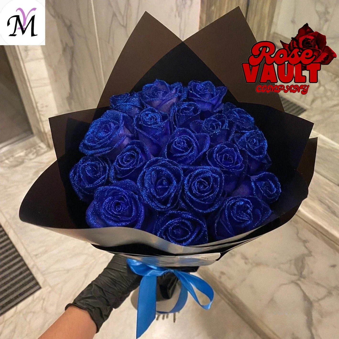 30/50 pcs 7/6 cm Glitter artificial flower rose Mother's/Valentine's Day girl friend wife DIY bouquet gifts for wedding Birthday