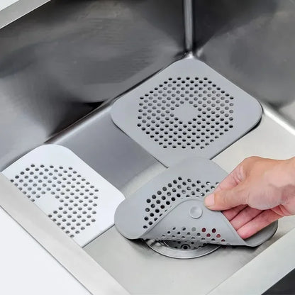 Hair Catcher Filter Sink Anti-blocking Strainer Kitchen Bathroom Bathtub Shower Sewer Filters Floor Silicone Stopper Covers