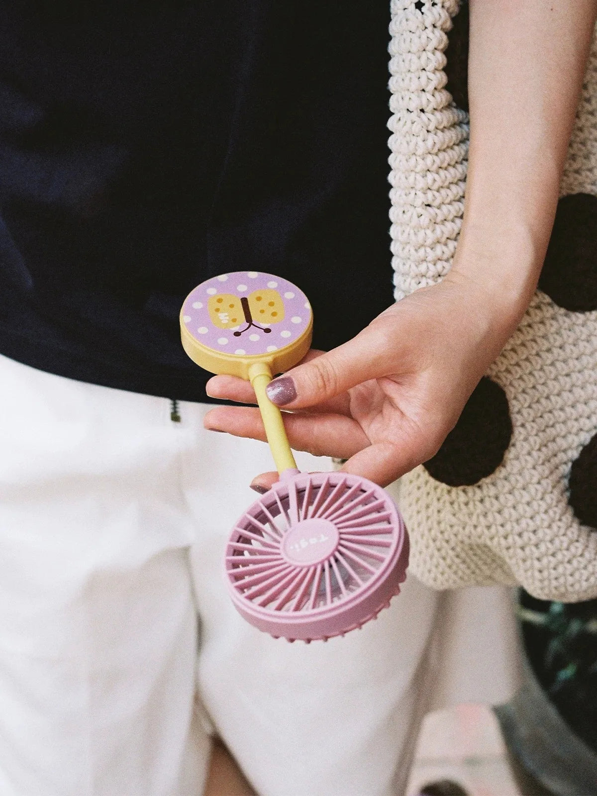 Portable Magnetic Fan Compact Durable  Creative Mini Fan for Outdoor Cooling Heat Prevention and Personal Use Ideal for Concerts