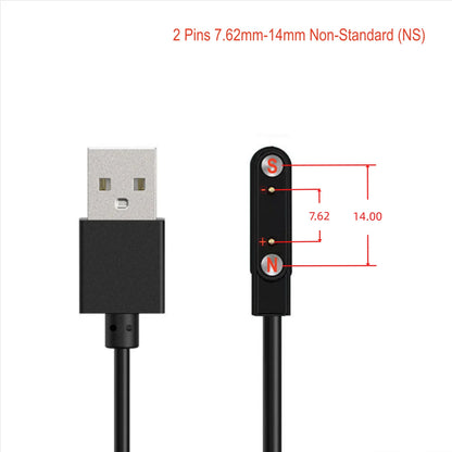 Smart Watch Magnetic USB Dock Charger 2pin 4pin Charging Cable Power Adapter For Kids Smartwatch Juicer Beauty Device Toothbrush