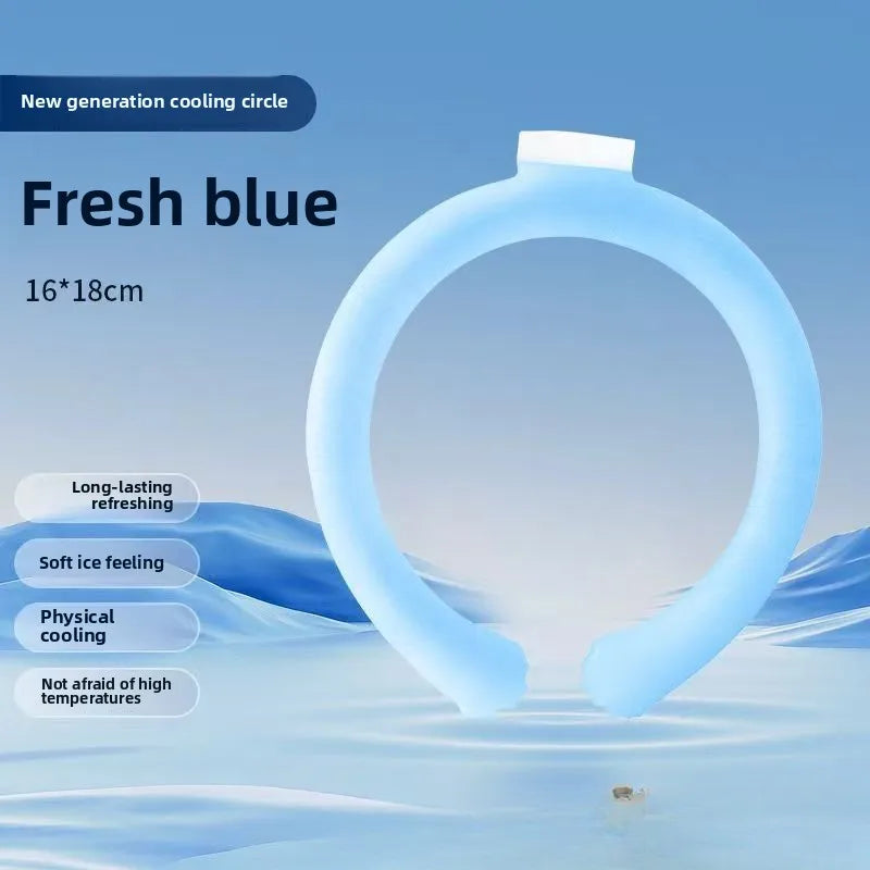 Gel neck cooler for hot weather