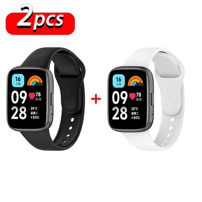 Silicone Strap+Case for Xiaomi Redmi Watch 3 Active band smartwatch Accessories Sport Bracelet For Redmi watch3 Active/Lite Case