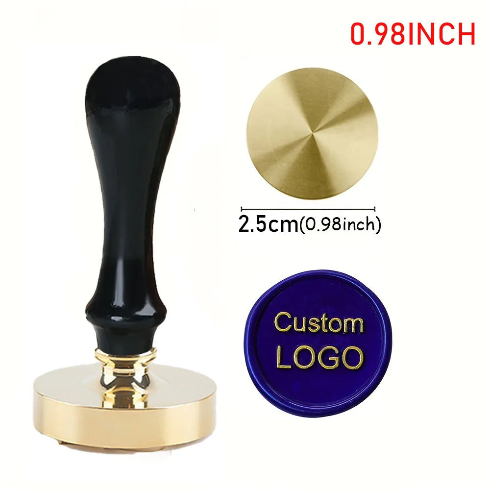 Valentine's Day Wedding Custom Clay Seal Set - 22/25/30/35/40mm Customizable Pottery Design Craft Tool with 1 Handle, Clay Craft