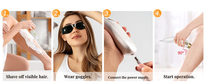 Professional IPL Laser Hair Removal For Women and Men Ice-Cooling Painless ElectricDepilator Body Bikinis Permanent Depilation