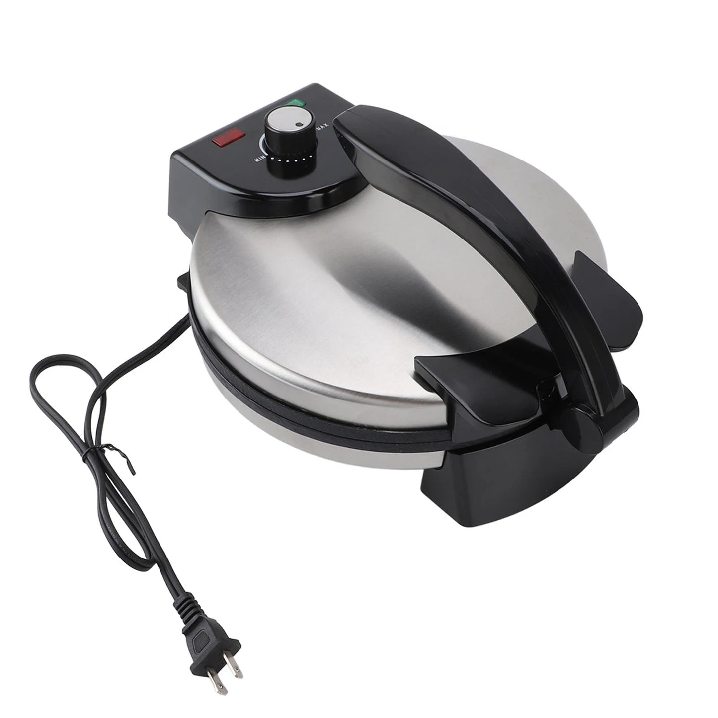 Electric Crepe Maker Roti Maker Machine Knob Temperature Control Fast Heating Simple  10in Easy Cleaning for Kitchen