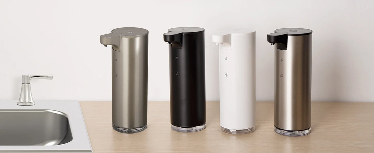 LAOPAO Stainless Steel Automatic Soap Dispenser with LED Lighting Contact Kitchen and Bathroom Hygienic Soap Dispenser