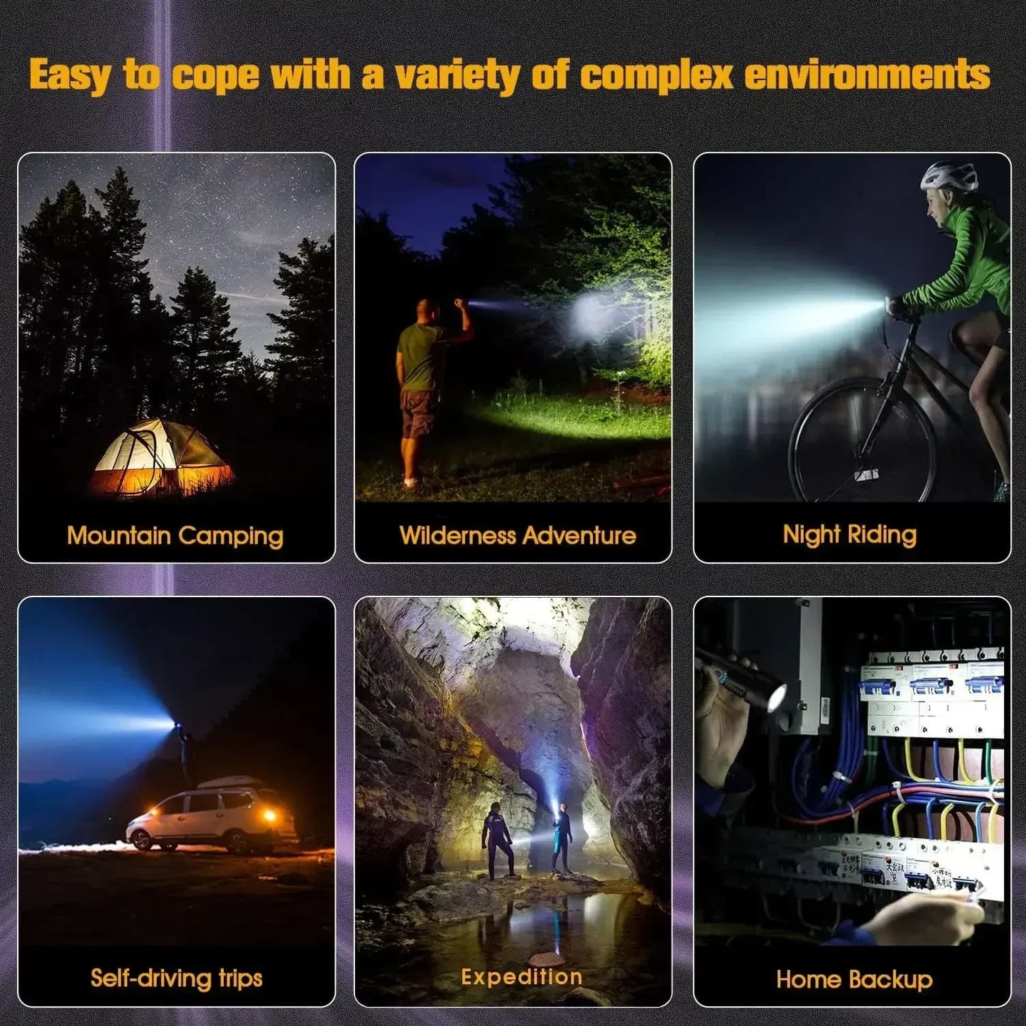30W White Laser LED Flashlight Zoom Torch USB Rechargeable Light Outdoor Camping Hunting Fishing Walking Riding Lighting Lamp