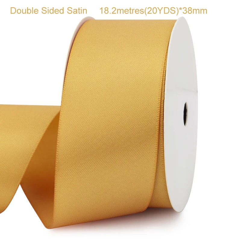 Gold Series Ribbon Birthday Happy Cake Baking Gift Decoration Flower Bundle Packaging Valentine's Day Wedding Party