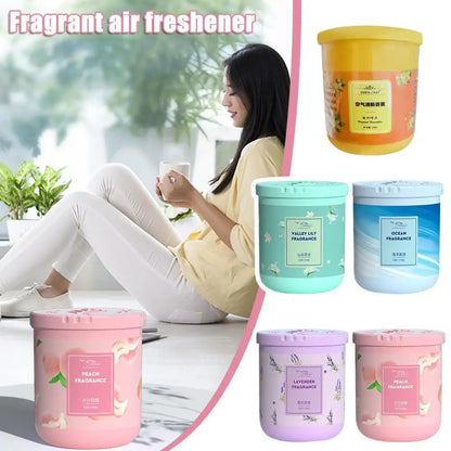 1pcs Air Freshener Solid Aromatherapy Hotel Bedroom Toilet Home or Vehicle General Gel Solid Persistent Fragrance
