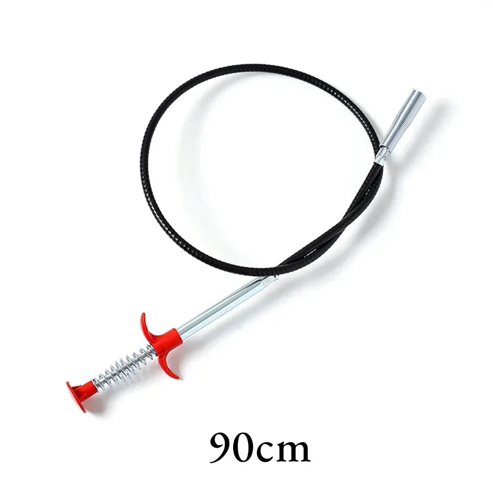 Opens Clogging of Sewage Pipe Cleaning Tool Drain Unclogger Professional Pipe Plunger Drain Clog Remover Clogged Toilet Cleaner