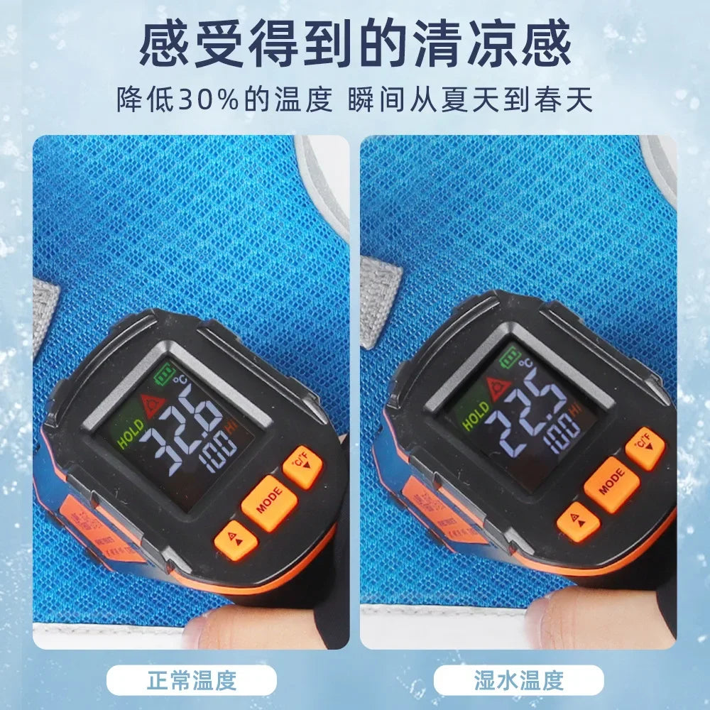 Dogs Cooling Vest Breathable Adjustable Fast Cooling Reflective Pets Ice Clothing for Summer Outdoor Hiking Walking Dogs Harness