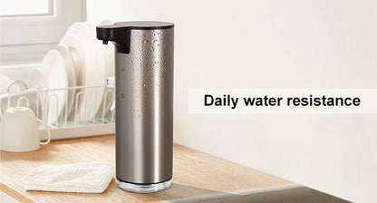 LAOPAO Stainless Steel Automatic Soap Dispenser with LED Lighting Contact Kitchen and Bathroom Hygienic Soap Dispenser
