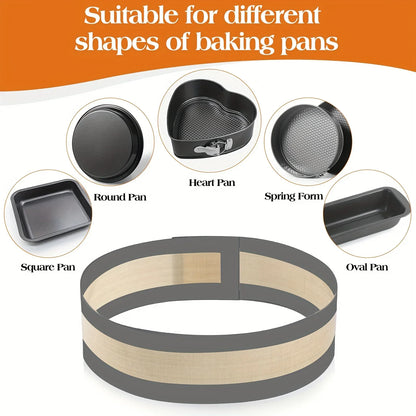 Silicone Baking Pad Suitable for Springform Flat Bottom, Preventing Cake From Sticking To The Bottom and Sides, Easy To Clean