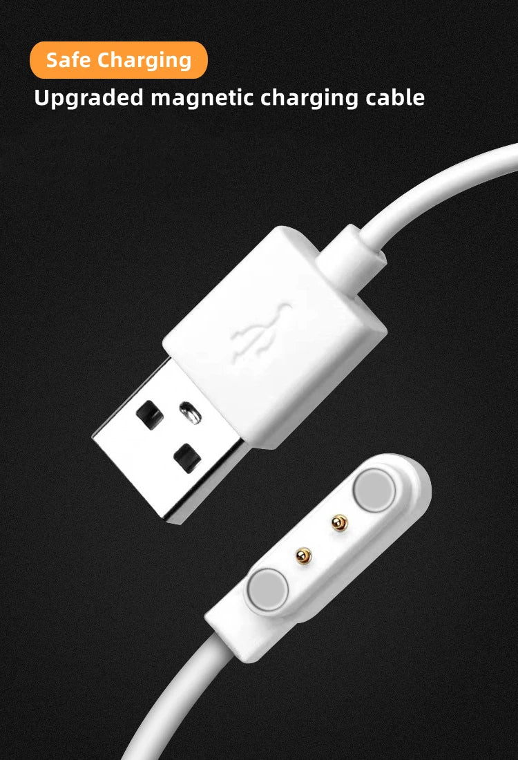 Smart Watch Magnetic USB Dock Charger 2pin 4pin Charging Cable Power Adapter For Kids Smartwatch Juicer Beauty Device Toothbrush
