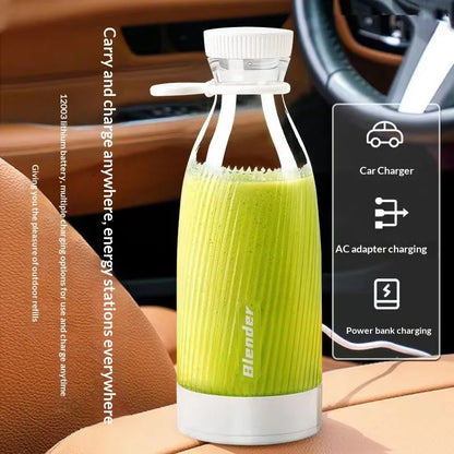 Portable Mini Juicer USB Rechargeable 6 Blades Handheld Fruit Blender Multifunctional Juice Maker for Smoothie Milkshake