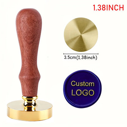 Valentine's Day Wedding Custom Clay Seal Set - 22/25/30/35/40mm Customizable Pottery Design Craft Tool with 1 Handle, Clay Craft