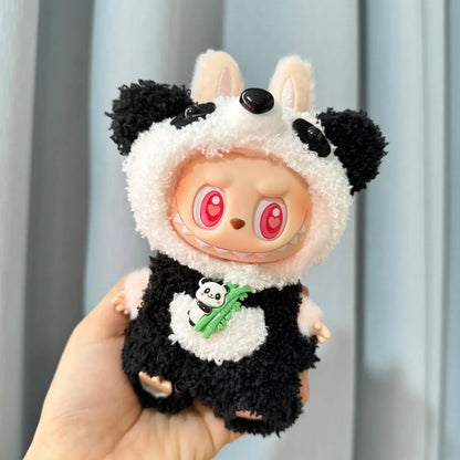 Mini Doll'S Clothes Outfit Accessories For Korea Kpop Exo 15-17cm Labubu V1 V2 Idol sitting party New Year clothes Clothing Gift