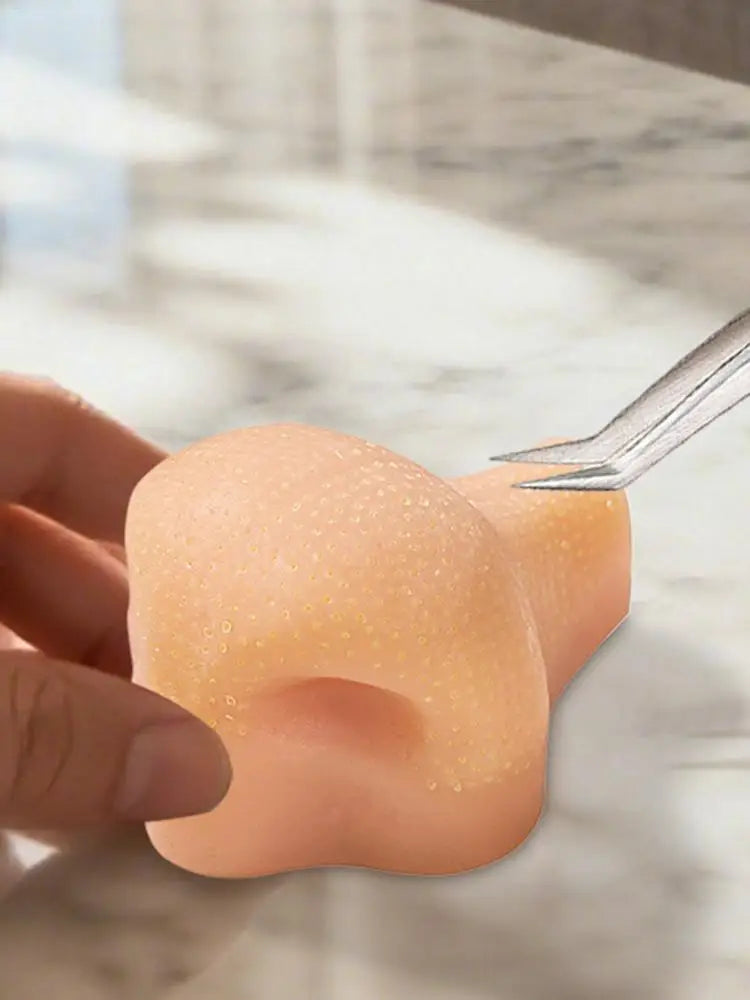 Pimple Pop Toy For Kids Adults Silicone Squeeze Stress Reduction Popping Reusable Stress Reliever Nose Game Pimple Popper funny