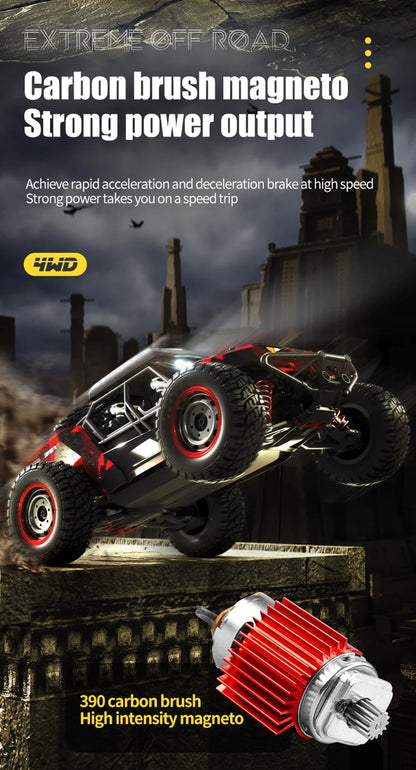 16106 1:16 50KM/H 4WD RC Car With LED Remote Control Off-road Cars High Speed Drift Monster Truck for Kids vs Wltoys 144001 Toys