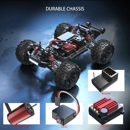 MJX 16207 Hyper Go 70km/h Brushless Rc Car 70KM/H High Speed Drift Cars 1/16 2.4G 4WD Racing Car Off-Road Remote Control Truck
