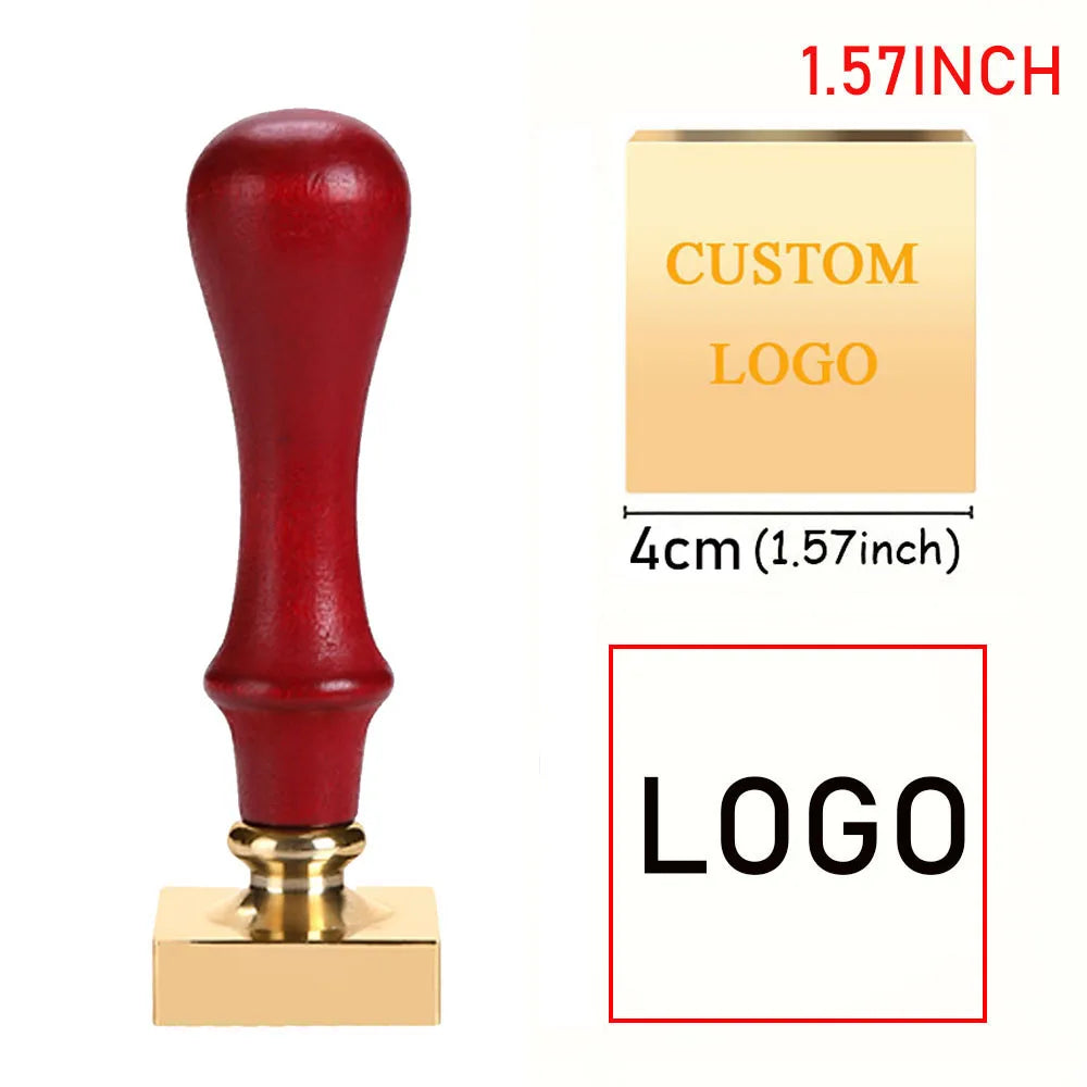 Valentine's Day Wedding Custom Clay Seal Set - 22/25/30/35/40mm Customizable Pottery Design Craft Tool with 1 Handle, Clay Craft