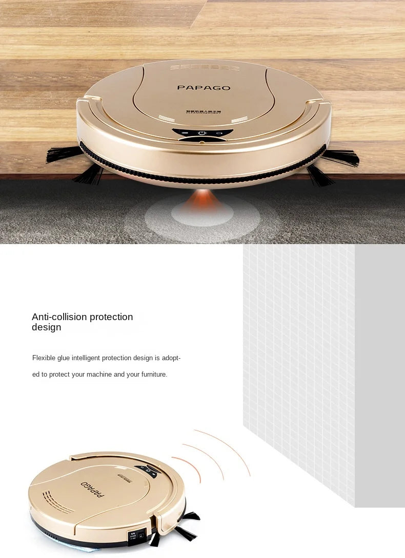 2023PapaGo Sweeping robot Household Ultra-thin Fully automatic intelligent vacuum cleaner Wipe the mopping machine