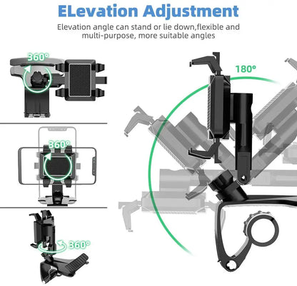 Phone Mount for Car Dashboard, 1080 Degree Rotation Dashboard Cell Phone Holder, [Multi-Angles] Universal Car Phone Clip Holder
