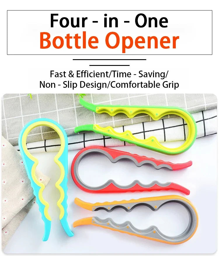 Bottle Cap Opener Open Bottle Covers Universal  Kitchen Jars Opener Effortless Jar Opener Open Jars and Lids KPQ001