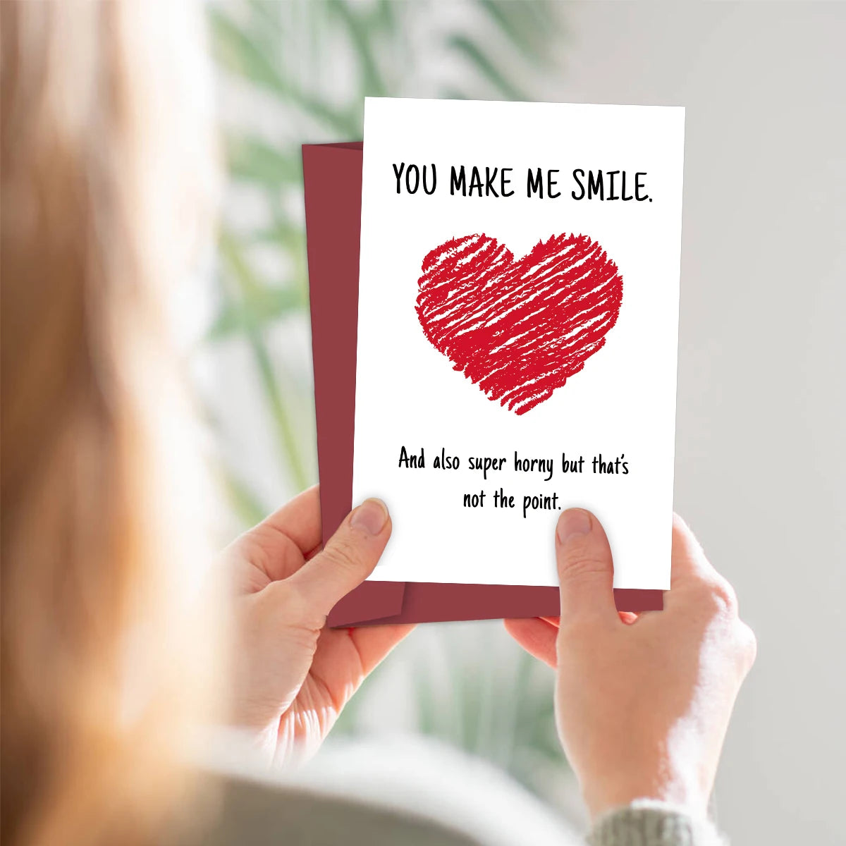 1PC Naughty Anniversary Card with Envelope,Love Gift Cards,Sexy Card for Boyfriend Husband Girlfriend,Funny Valentine's Day Card