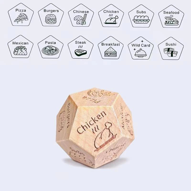 Dice for Her Him Couples Gift Food Movie Activity Decision Dice Games Christmas Birthday Valentines Day Gifts for Wife Husband