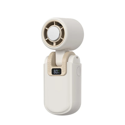 Mini Ice Cooling Portable Fan Turbo High Speed Handheld Fan Long Battery Life USB Rechargeable Foldable For Outdoor Travel