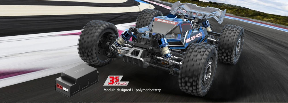 MJX 16207 Hyper Go 70km/h Brushless Rc Car 70KM/H High Speed Drift Cars 1/16 2.4G 4WD Racing Car Off-Road Remote Control Truck