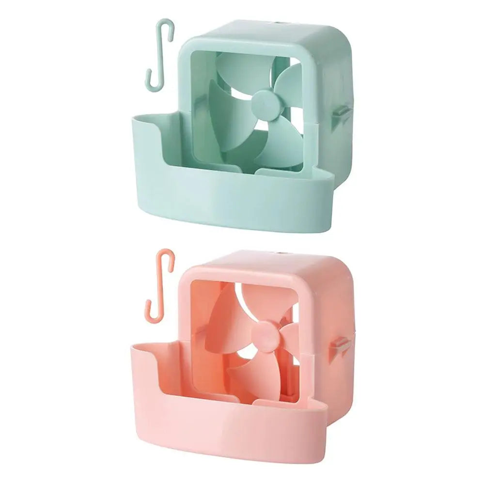 Electric Hanging Cooling Fan with 4 Ice Cups Mist Cooling Adapter Hangable Ice Holder Floor Fan for Household Rapid Cooling