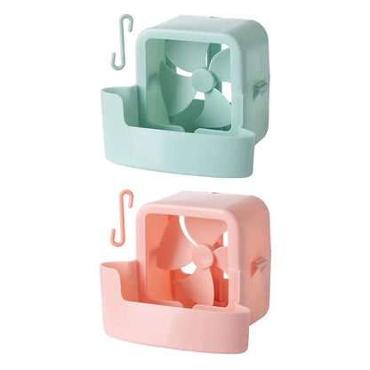 Electric Hanging Cooling Fan with 4 Ice Cups Mist Cooling Adapter Hangable Ice Holder Floor Fan for Household Rapid Cooling