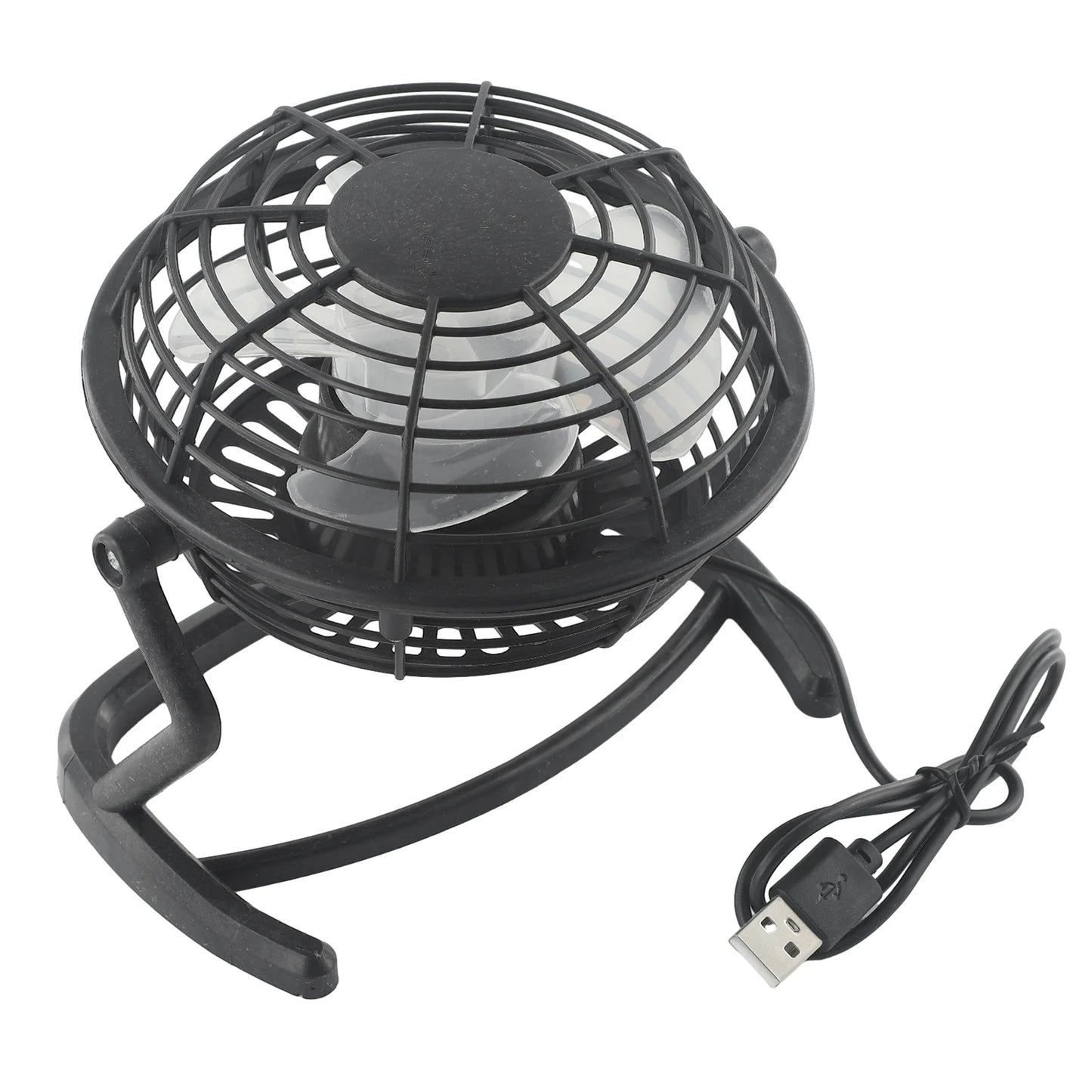 Portable Fans USB Fan 15*9*14.5cm ABS+Electronic Components Blue/Black Convenient Home UseUltra Quiet Practical