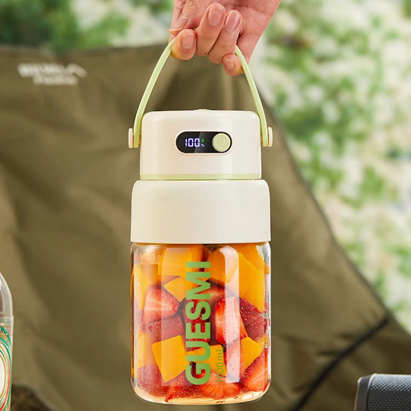 1000ML Portable Blender USB Electric Juicer Fruit Mixers Fruit Home Smoothies Mixer Multifunctional Juice Maker Machine Blender
