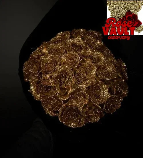 30/50 pcs 7/6 cm Glitter artificial flower rose Mother's/Valentine's Day girl friend wife DIY bouquet gifts for wedding Birthday