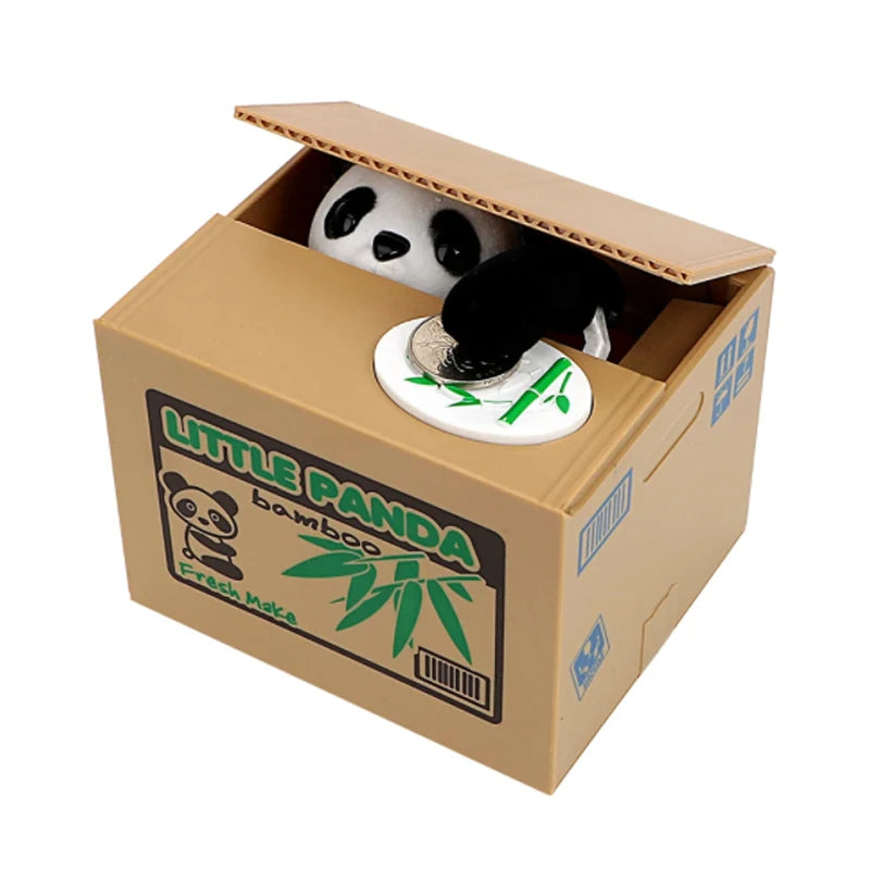 Creative Electronic Money Bank Eat Money Cat Money Bank Cute Toys Children's Gifts Coin Savings Desktop Decorations