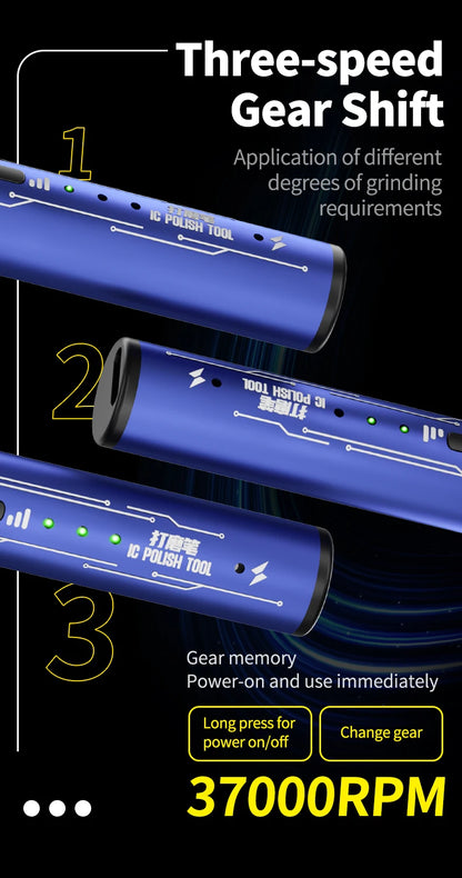 【MECHANIC】  Multi-function Electric Polishing Pen for Mobile Phone Repair Motherboard PCB IC CPU Cutting Polishing Pen Tool