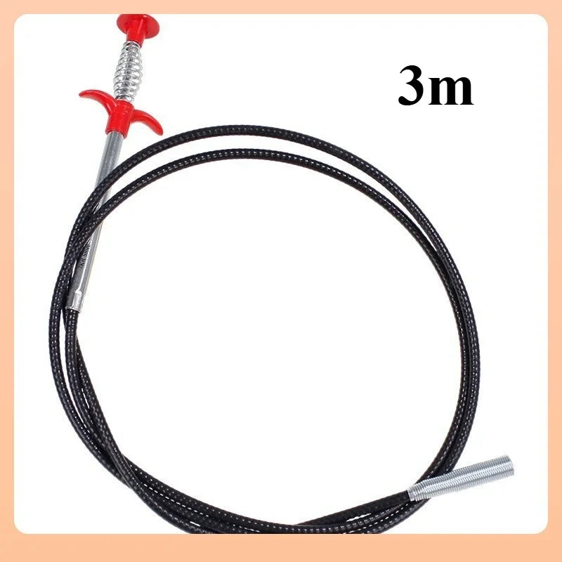 Opens Clogging of Sewage Pipe Cleaning Tool Drain Unclogger Professional Pipe Plunger Drain Clog Remover Clogged Toilet Cleaner