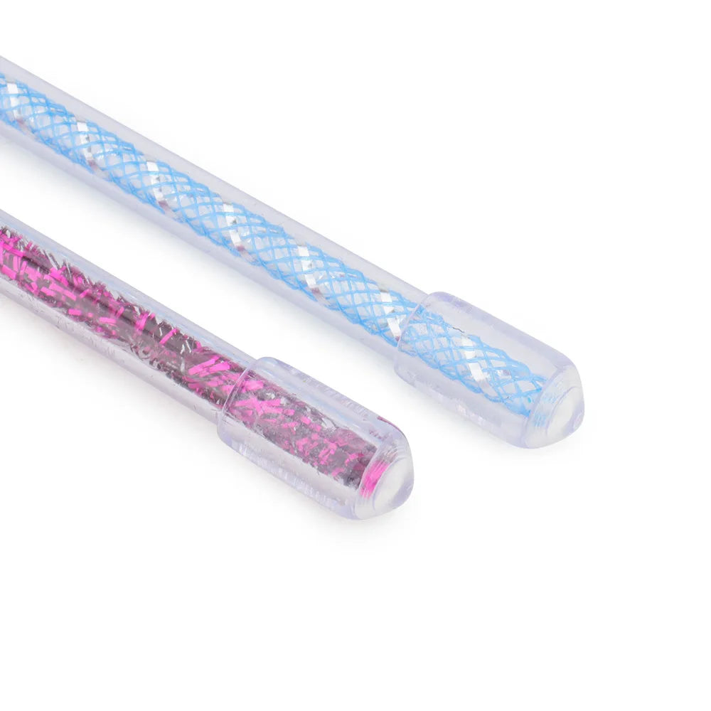 2pcs Caterpillar Cat Teaser Plush Feather Pet Toys For Kitten Cat Teaser Stick Pet Playing