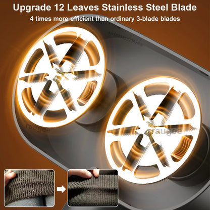 Electric Clothes Lint Remover Hair Ball Trimmer USB Lint Shaver With Double Motor High-Speed Clothes Pellet Fluff Remover