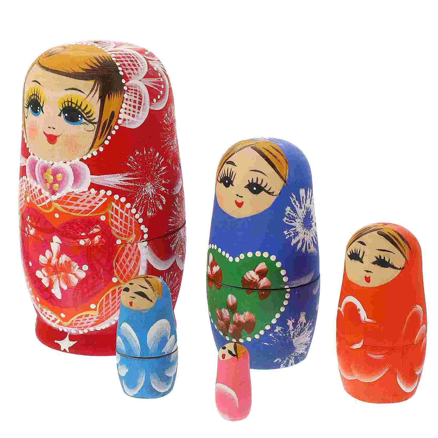 Love Flower Patty Ladies Gifts Nesting Cartoon Russian Wooden Craft Child Valentine