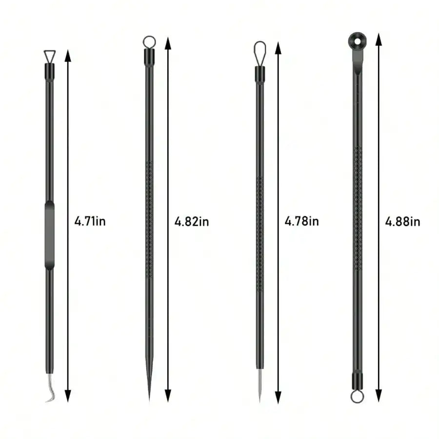 8pcs Acne, Blackhead, Dark Spot, Pimple Remover Tool Set, Skin Care Beauty, Pore Cleansing Kit