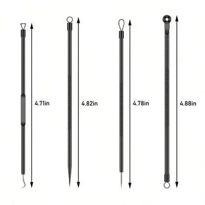 8pcs Acne, Blackhead, Dark Spot, Pimple Remover Tool Set, Skin Care Beauty, Pore Cleansing Kit