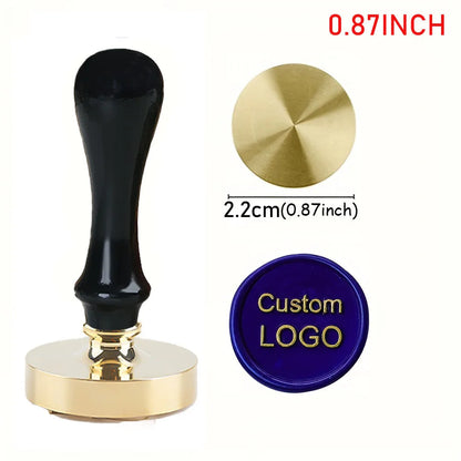 Valentine's Day Wedding Custom Clay Seal Set - 22/25/30/35/40mm Customizable Pottery Design Craft Tool with 1 Handle, Clay Craft